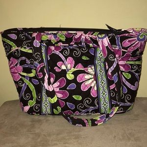 Vera Bradley Purple Punch Tote Bag